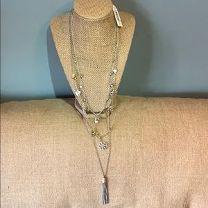 New! Lucky 3 tier necklace